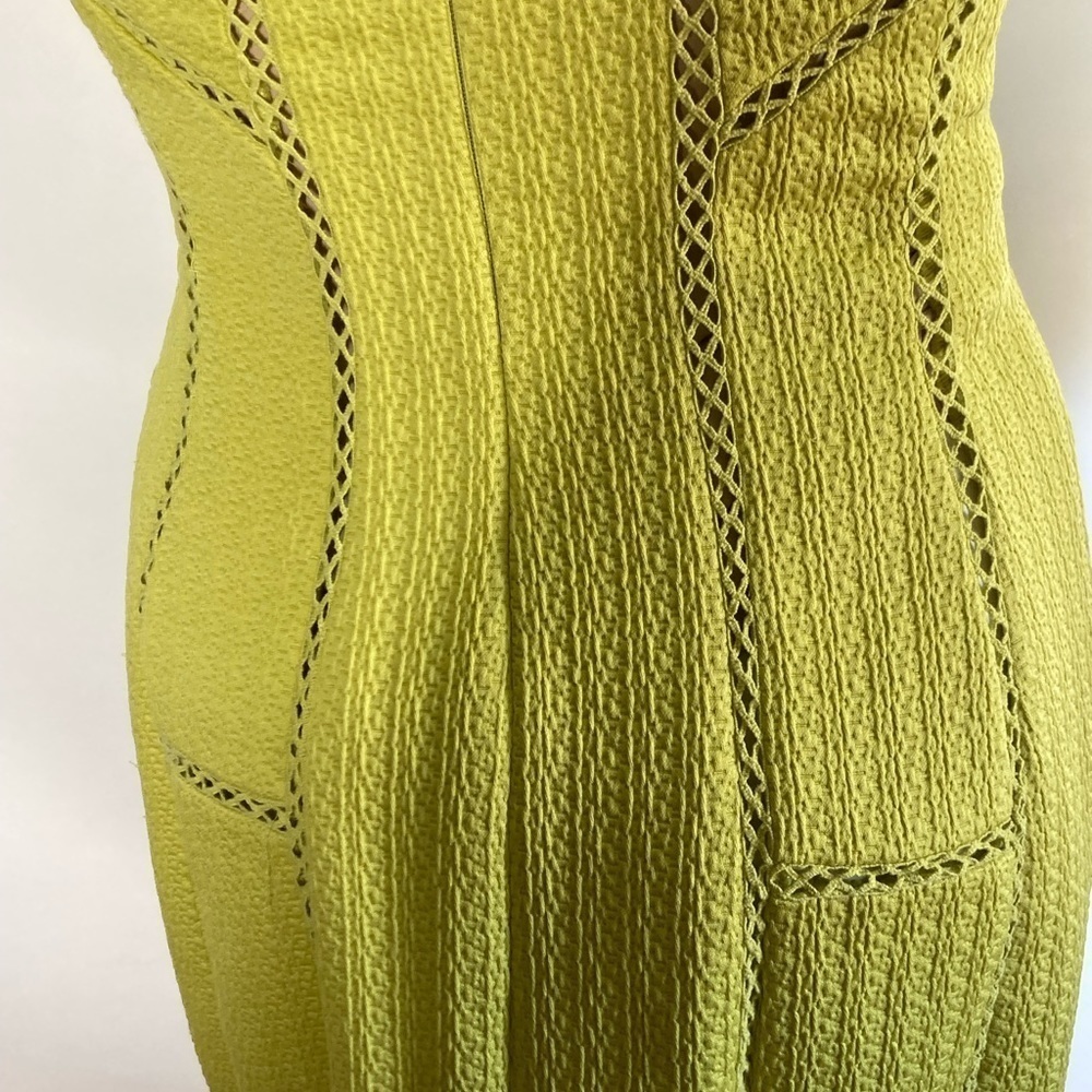 Rebecca Taylor Lined Stitching Detail Dress Sz 2 - Picture 7 of 8
